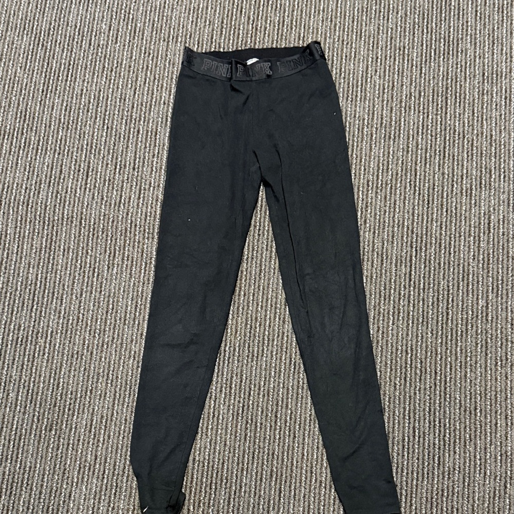 PINK Victoria's Secret Black Leggings